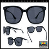 Womens XXL Oversized Inset Lens Large Coverage Horn Rim Plastic Sunglasses
