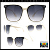 Womens XXL Oversized Inset Lens Large Coverage Horn Rim Plastic Sunglasses