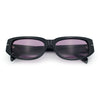 Womens Classy Designer Thick Arm Rectangular Mod Plastic Fashion Sunglasses
