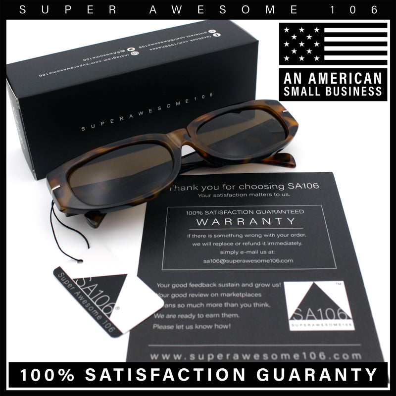 Womens Classy Designer Thick Arm Rectangular Mod Plastic Fashion Sunglasses