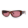 Womens Classy Designer Thick Arm Rectangular Mod Plastic Fashion Sunglasses