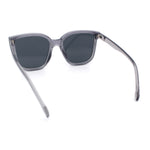 Interchangeable Lens Oversized Horn Rim Plastic Fashion Sunglasses