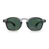 Iconic Keyhole Hipster Fashion Round Horn Rim Snug Plastic Sunglasses