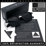 Iconic Keyhole Hipster Fashion Round Horn Rim Snug Plastic Sunglasses