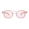 Iconic Keyhole Hipster Fashion Round Horn Rim Snug Plastic Sunglasses