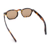 Iconic Keyhole Hipster Fashion Round Horn Rim Snug Plastic Sunglasses