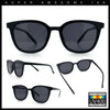 Womens Minimal Horn Rim Classy Boyfriend Normcore Plastic Sunglasses