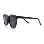 Womens Minimal Horn Rim Classy Boyfriend Normcore Plastic Sunglasses