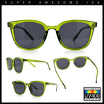 Womens Minimal Horn Rim Classy Boyfriend Normcore Plastic Sunglasses