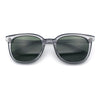 Womens Minimal Horn Rim Classy Boyfriend Normcore Plastic Sunglasses