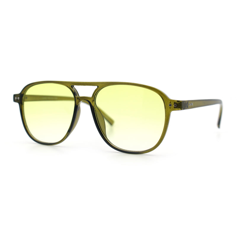 Thin Plastic Racer Boyfriend Retro Fashion Light Sunglasses