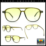 Thin Plastic Racer Boyfriend Retro Fashion Light Sunglasses