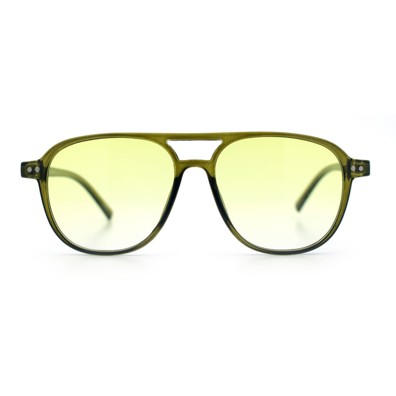 Thin Plastic Racer Boyfriend Retro Fashion Light Sunglasses