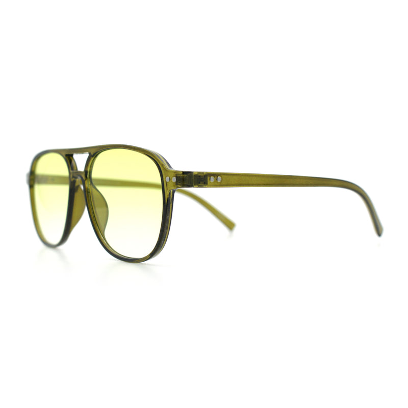 Thin Plastic Racer Boyfriend Retro Fashion Light Sunglasses