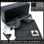 Thin Plastic Racer Boyfriend Retro Fashion Light Sunglasses