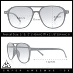 Thin Plastic Racer Boyfriend Retro Fashion Light Sunglasses