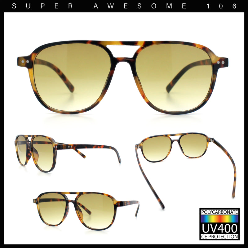 Thin Plastic Racer Boyfriend Retro Fashion Light Sunglasses