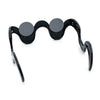 Rad Offbeat Thick Plastic Wave Shape Runway Fashion Sunglasses