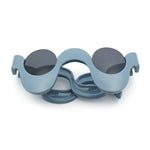 Rad Offbeat Thick Plastic Wave Shape Runway Fashion Sunglasses