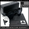 Rad Offbeat Thick Plastic Wave Shape Runway Fashion Sunglasses
