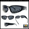 Gothic Bold Edgy Thorn Stud 90s Sporty Wrap Plastic Punk Sunglasses