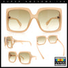 Womens Mod Designer Rectangular Butterfly Thick Plastic Fashion Sunglasses