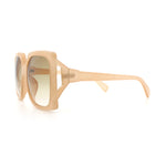 Womens Mod Designer Rectangular Butterfly Thick Plastic Fashion Sunglasses