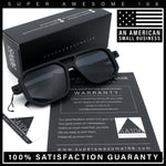 Vintage Vibe Octagonal Geometric Beveled Frame Racer Plastic Sunglasses