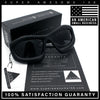 Pure Y2K Exaggerated Thick Plastic Sport Wrap Around Rectangular Sunglasses