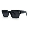 Hipster Thick Plastic Horn Rim Rectangle Gentleman Fashion Sunglasses
