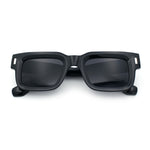 Hipster Thick Plastic Horn Rim Rectangle Gentleman Fashion Sunglasses