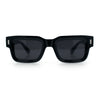 Hipster Thick Plastic Horn Rim Rectangle Gentleman Fashion Sunglasses