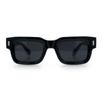 Hipster Thick Plastic Horn Rim Rectangle Gentleman Fashion Sunglasses
