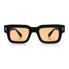 Hipster Thick Plastic Horn Rim Rectangle Gentleman Fashion Sunglasses