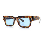Hipster Thick Plastic Horn Rim Rectangle Gentleman Fashion Sunglasses