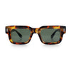 Hipster Thick Plastic Horn Rim Rectangle Gentleman Fashion Sunglasses