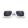 Hipster Thick Plastic Horn Rim Rectangle Gentleman Fashion Sunglasses
