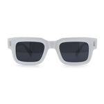 Hipster Thick Plastic Horn Rim Rectangle Gentleman Fashion Sunglasses