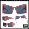 Womens Oversized Triangular 80s Vibe Thick Temple XL Cat Eye Sunglasses