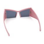 Womens Oversized Triangular 80s Vibe Thick Temple XL Cat Eye Sunglasses