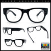 Classic Nerdy Thick Horn Rim Plastic Clear Lens Fashion Eyeglasses