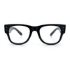 Classic Nerdy Thick Horn Rim Plastic Clear Lens Fashion Eyeglasses