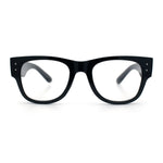 Classic Nerdy Thick Horn Rim Plastic Clear Lens Fashion Eyeglasses