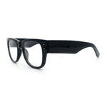 Classic Nerdy Thick Horn Rim Plastic Clear Lens Fashion Eyeglasses