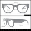 Classic Nerdy Thick Horn Rim Plastic Clear Lens Fashion Eyeglasses