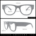 Classic Nerdy Thick Horn Rim Plastic Clear Lens Fashion Eyeglasses