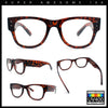 Classic Nerdy Thick Horn Rim Plastic Clear Lens Fashion Eyeglasses
