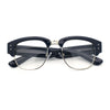 Retro Nerdy Thick Half Rim Hipster DJ Clear Lens Fashion Eyeglasses