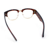 Retro Nerdy Thick Half Rim Hipster DJ Clear Lens Fashion Eyeglasses