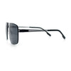 Mens Thin Metal Rim Spring Hinge Air Force Rectangle Officer Gentleman Sunglasses